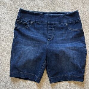 Lee Dark Blue Jean Shorts for Women